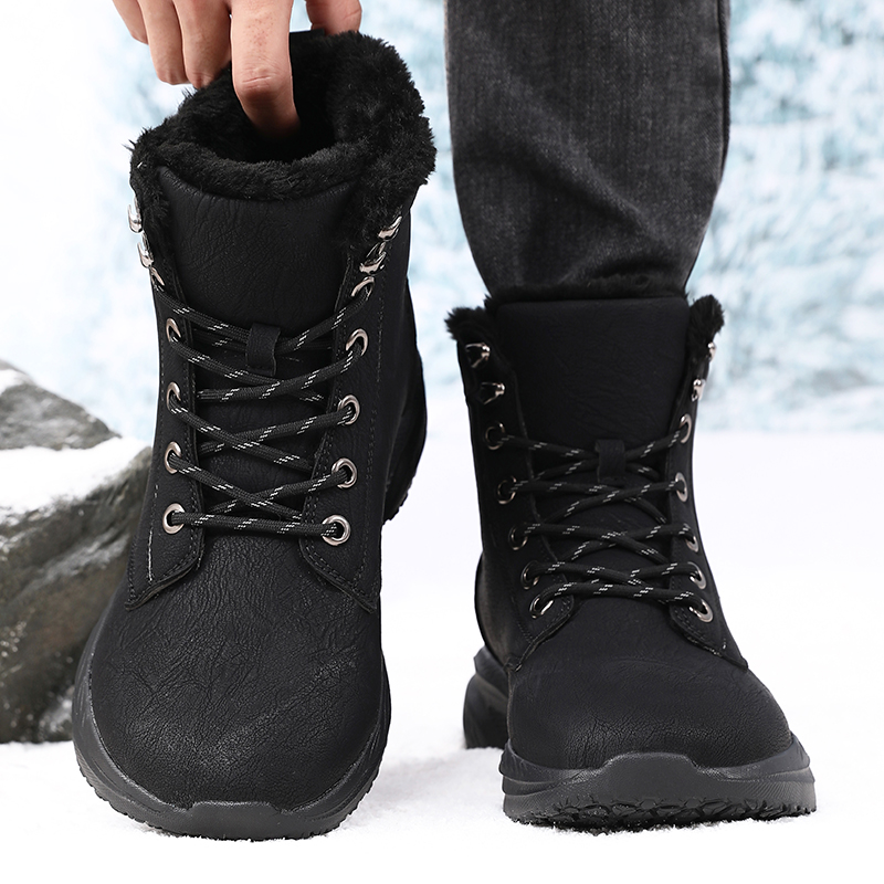 Waterproof Winter Boot - Men Winter Snow Boots for Waterproof