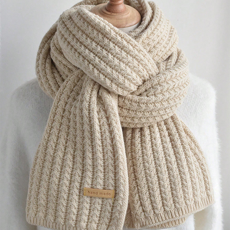 Thick Cable Knit Warm Cashmere - огляд і ціна Wool Scarf Men
