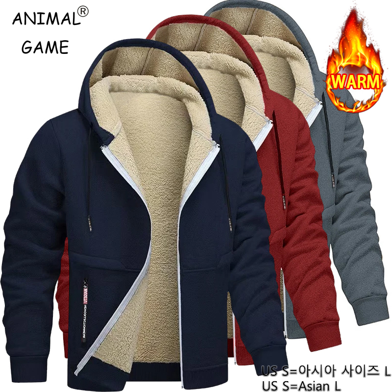 Animal Game Mens Casual Hooded - огляд і ціна Sherpa Hoodie Fleece