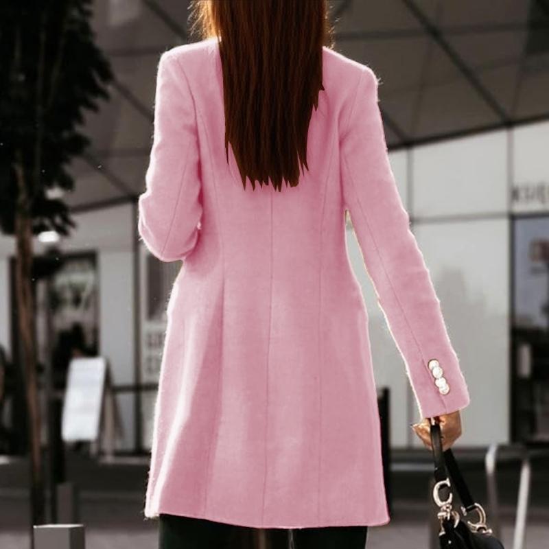 652F Womens Fall Winter Wool C - огляд і ціна Wool Coat Peacoat