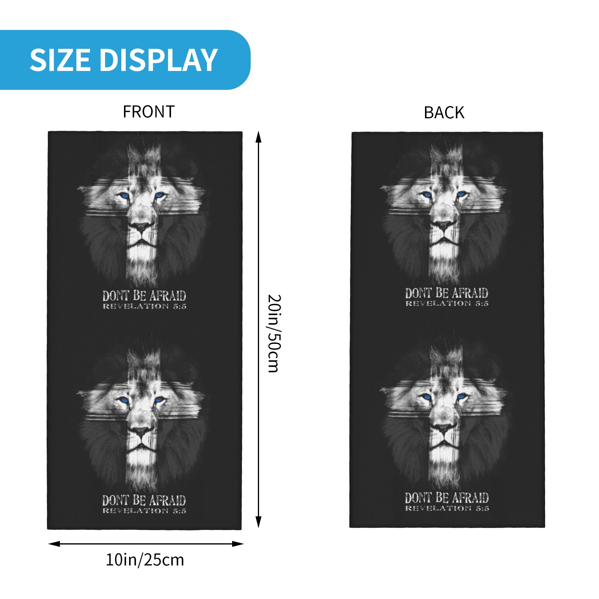 Custom Cool Lion Of Judah Jesu - огляд і ціна Neck Gaiter Fleece