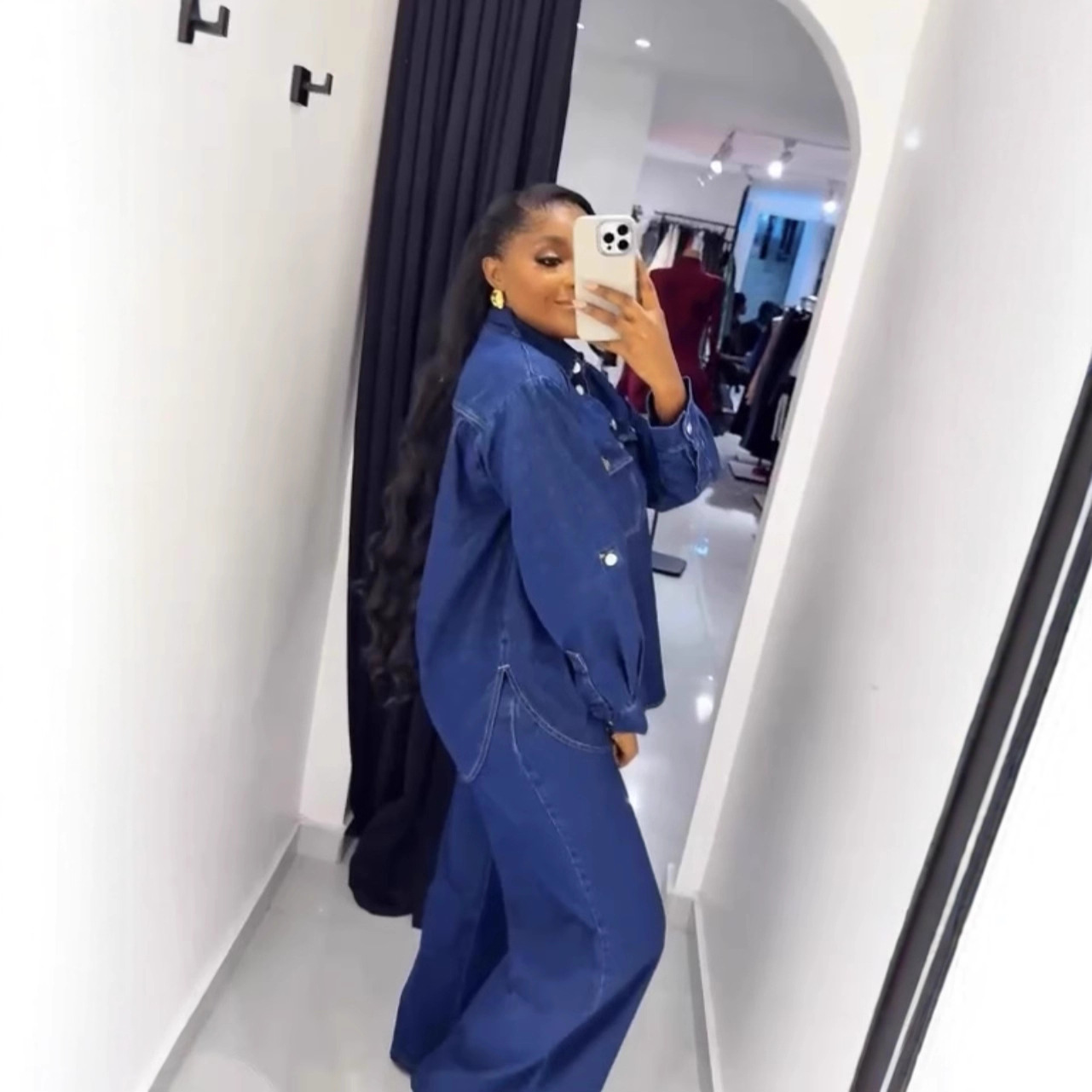 Jeans 2 Piece Sets Women Denim - огляд і ціна Down Jacket Packable