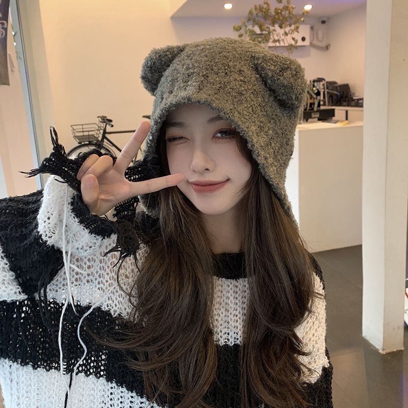 Autumn Winter Women Knit Hat C - огляд і ціна Knit Beanie Hat Warm