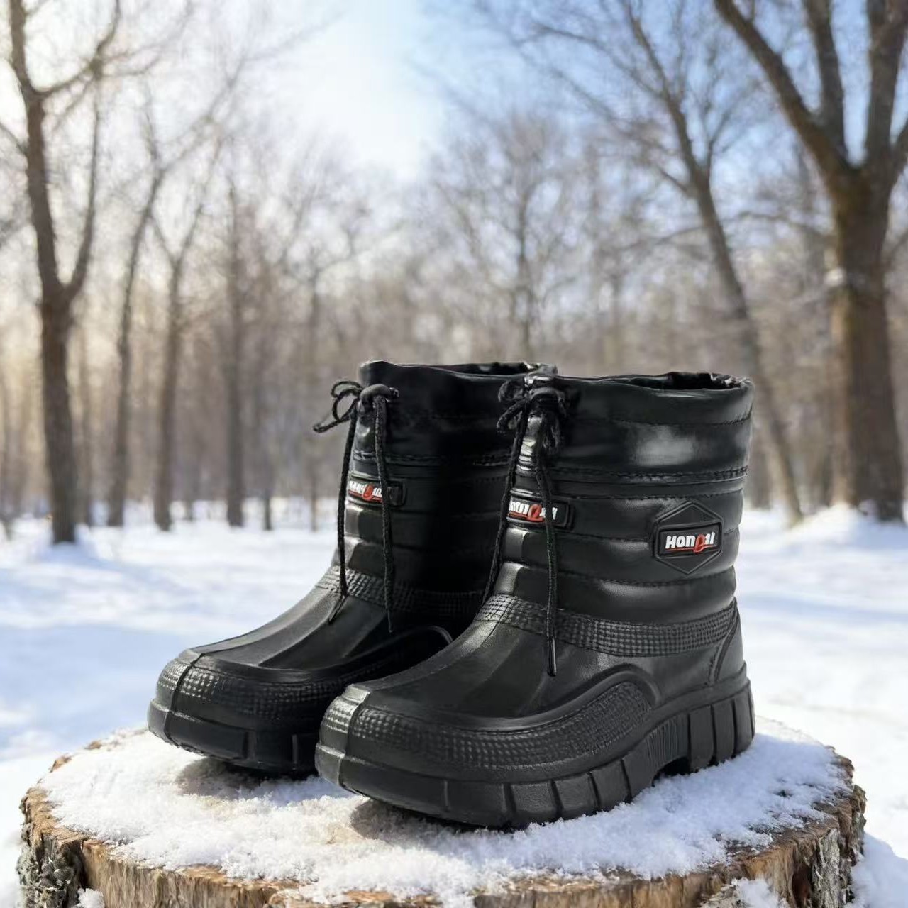 Snow boots men's new velvet wa - огляд і ціна Waterproof Winter Boot
