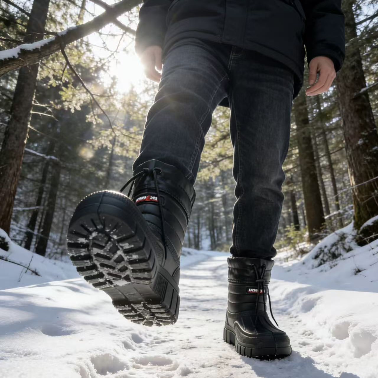 Snow boots men's new velvet wa - огляд і ціна Waterproof Winter Boot