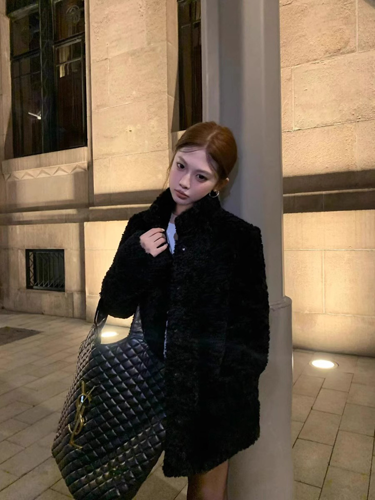 Lamb Wool Jacket Coat Woman Wa - огляд і ціна Wool Coat Peacoat