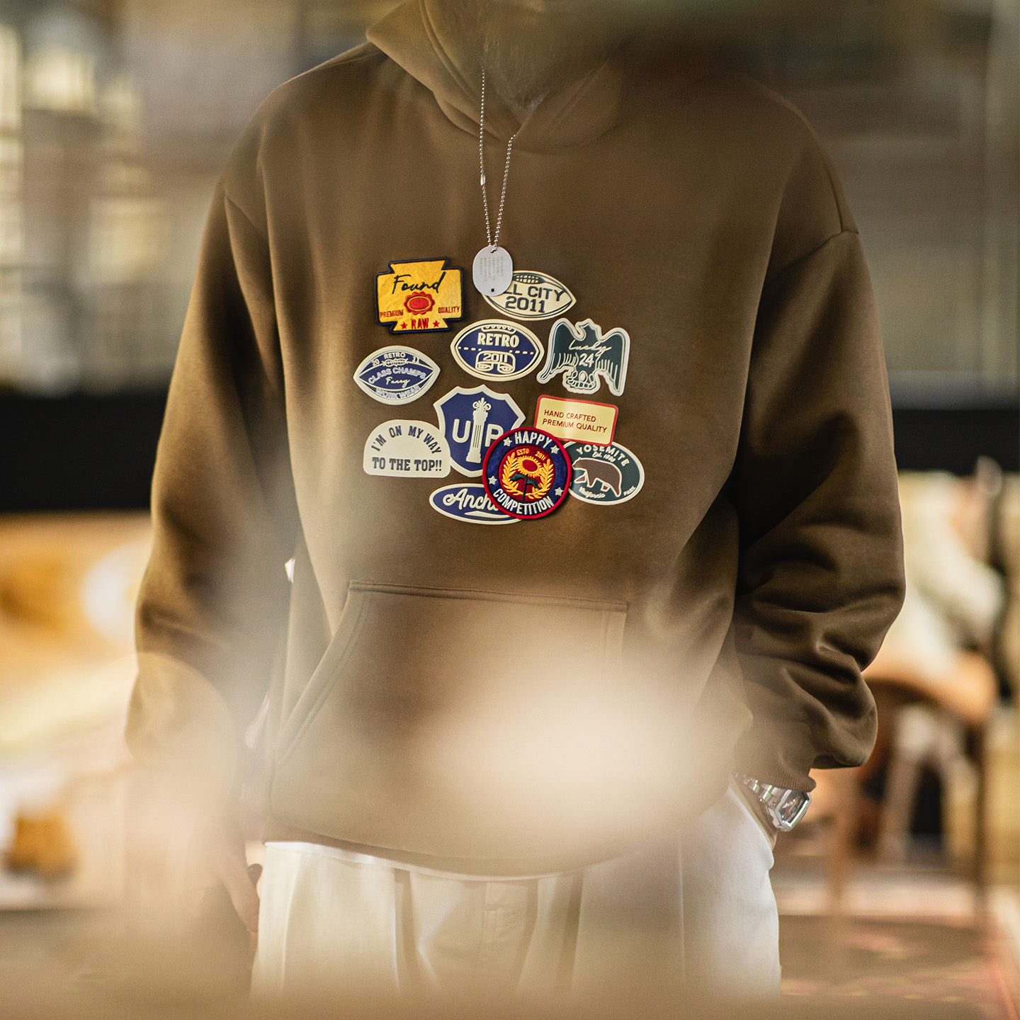 Maden Vintage Men's Embroidere - огляд і ціна Sherpa Hoodie Fleece