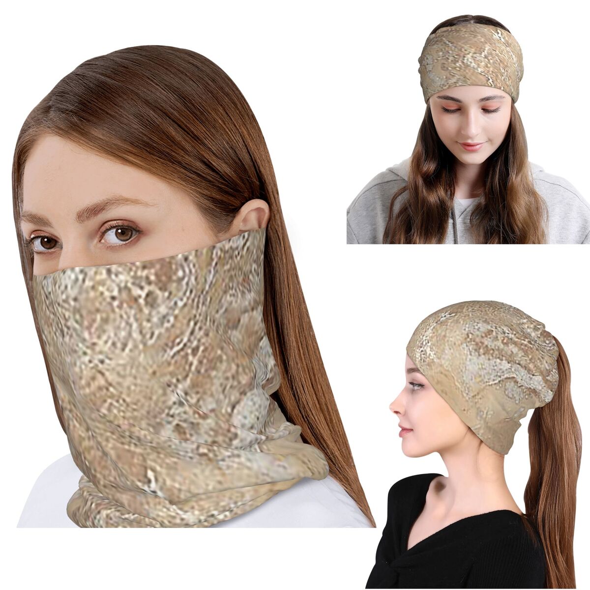 Contemporary Cream Beige Sand  - огляд і ціна Knit Beanie Hat Warm