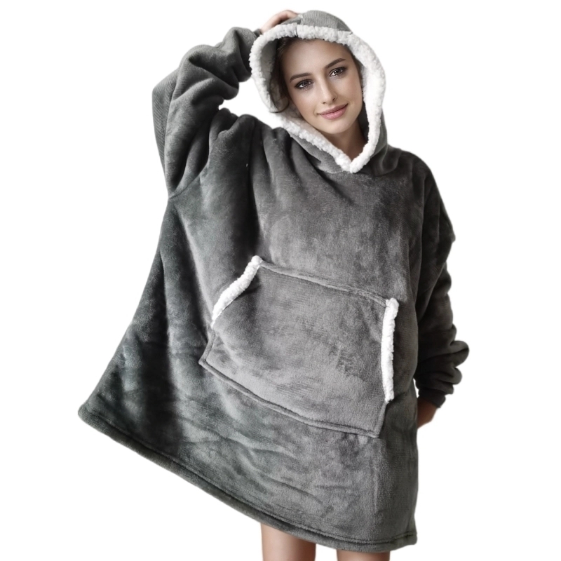 Wearable Adult Super Soft Flan - огляд і ціна Sherpa Hoodie Fleece