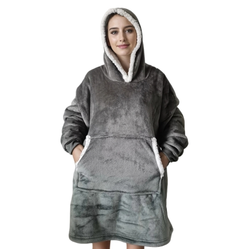 Wearable Adult Super Soft Flan - огляд і ціна Sherpa Hoodie Fleece