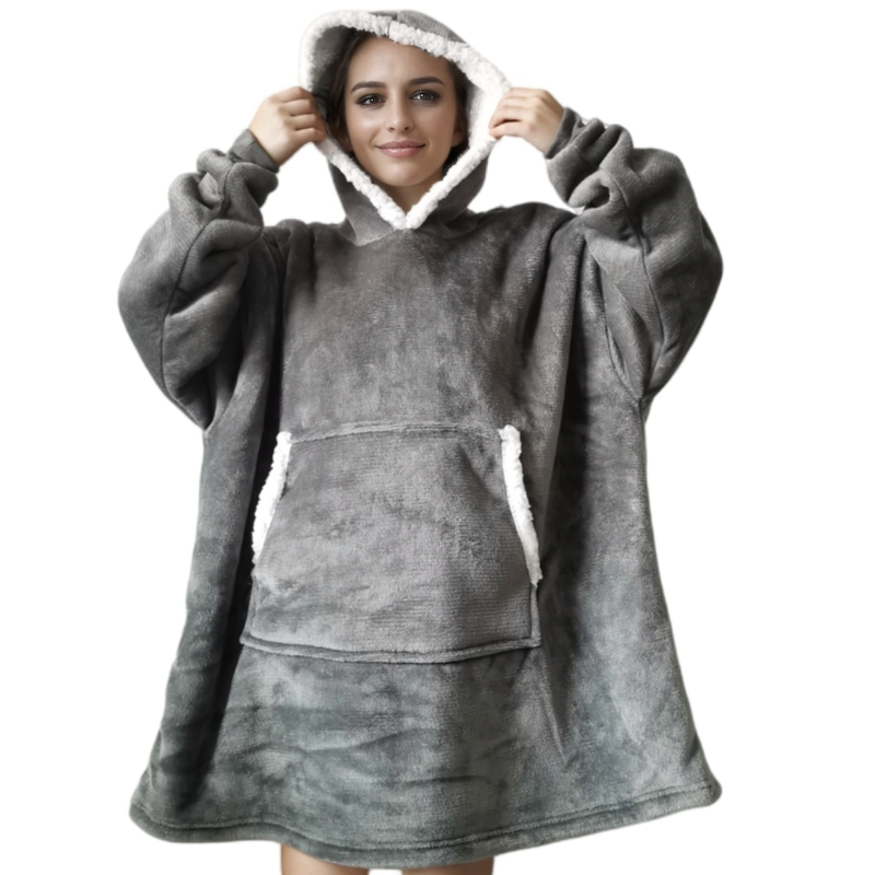 Wearable Adult Super Soft Flan - огляд і ціна Sherpa Hoodie Fleece