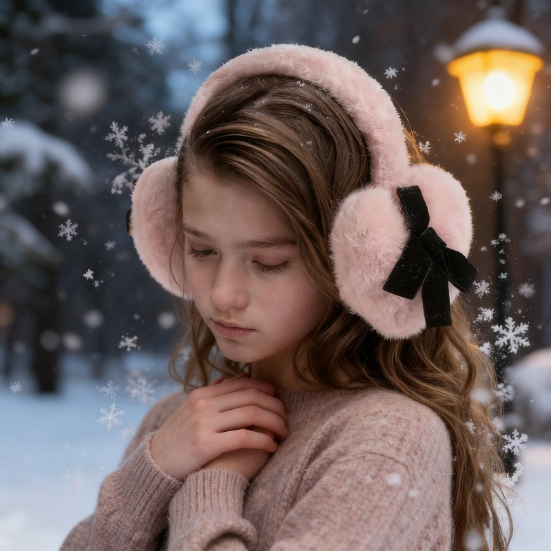 1pc Women's Winter Solid Color - огляд і ціна Earmuffs Foldable