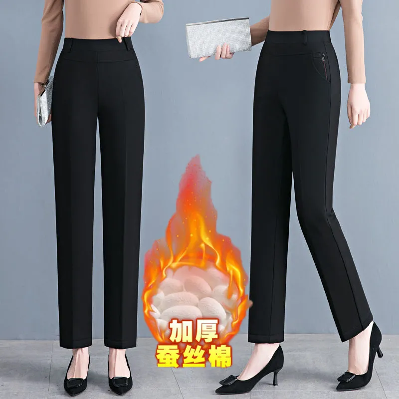 Straight-leg Pants Female Fall - огляд і ціна Corduroy Pant Warm