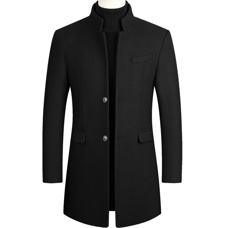 2025 New Extra Long Wool Trenc - огляд і ціна Wool Coat Peacoat