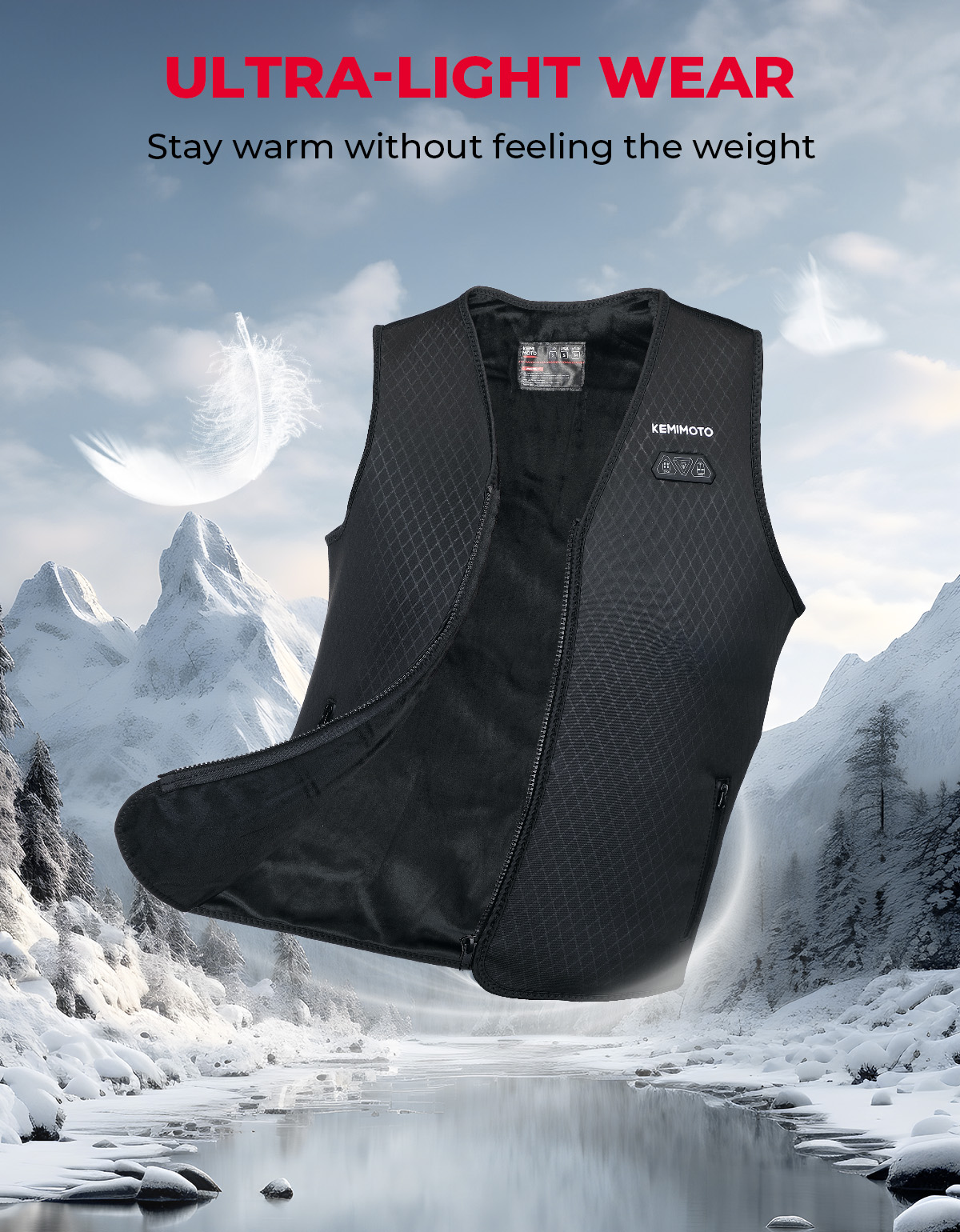 Lightweight Heated Vest USB Po - огляд і ціна Heated Vest Battery