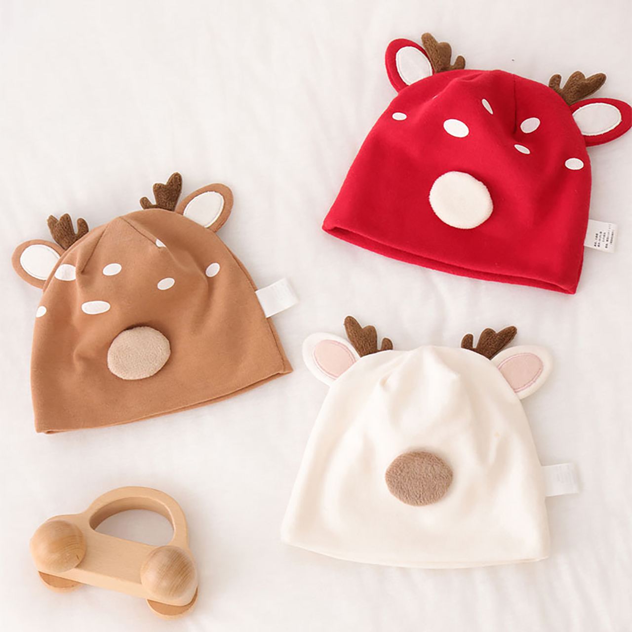 Cute Little Deer Baby Fetal Ha - огляд і ціна Knit Beanie Hat Warm