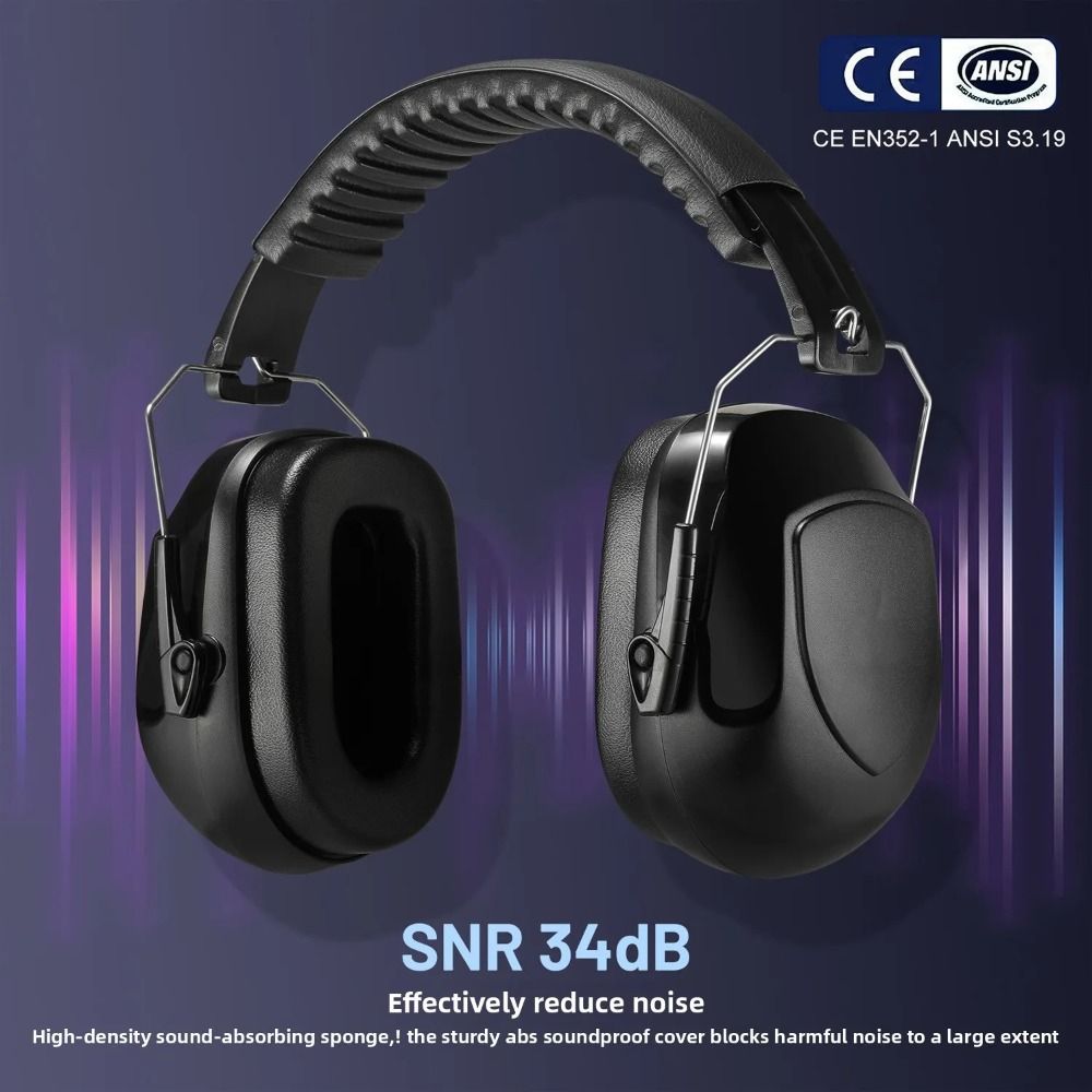 Heavy Duty ABS Soundproof Earm - огляд і ціна Earmuffs Foldable