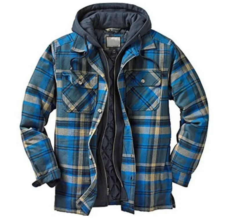 Mens Fleece Lined Flannel Plai - огляд і ціна Flannel Shirt Lined
