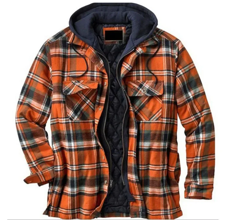 Mens Fleece Lined Flannel Plai - огляд і ціна Flannel Shirt Lined