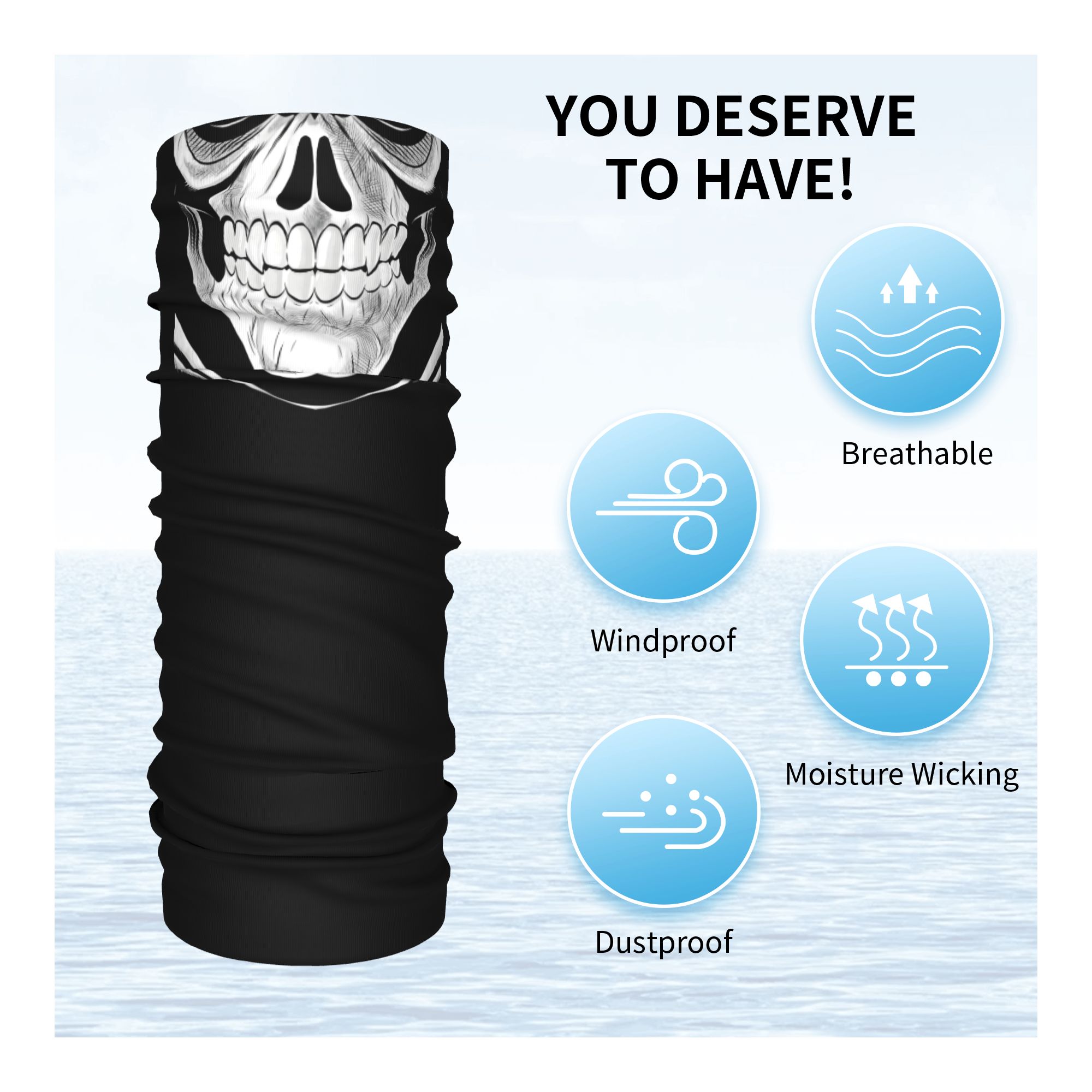 Custom Cool Seamless Mask Neck - огляд і ціна Neck Gaiter Fleece