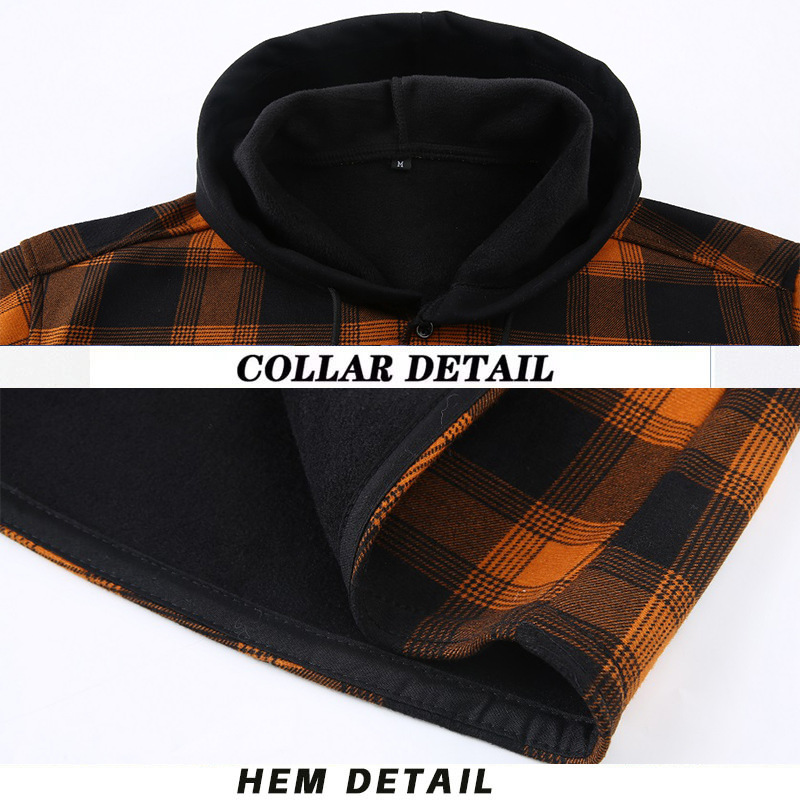 QICHE Fleece Lined Thick Flann - огляд і ціна Flannel Shirt Lined