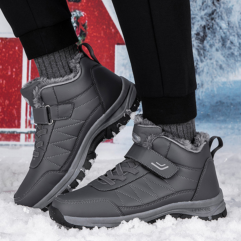 Winter Boots Men Leather Water - огляд і ціна Waterproof Winter Boot