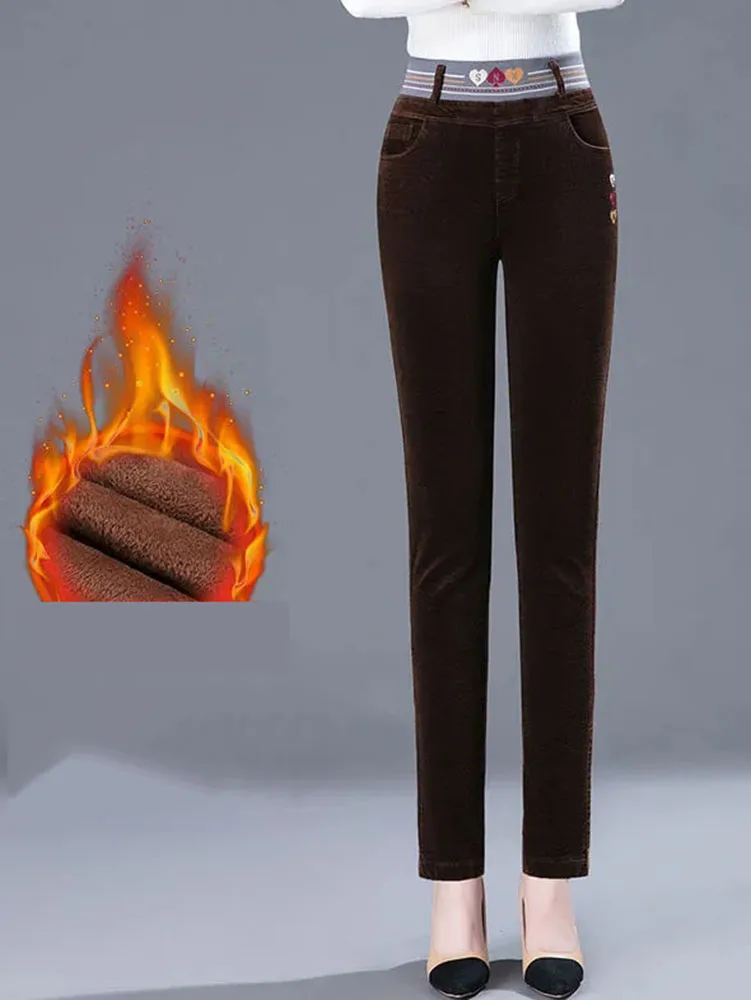 Winter Thicken Plush Lined Pen - огляд і ціна Corduroy Pant Warm