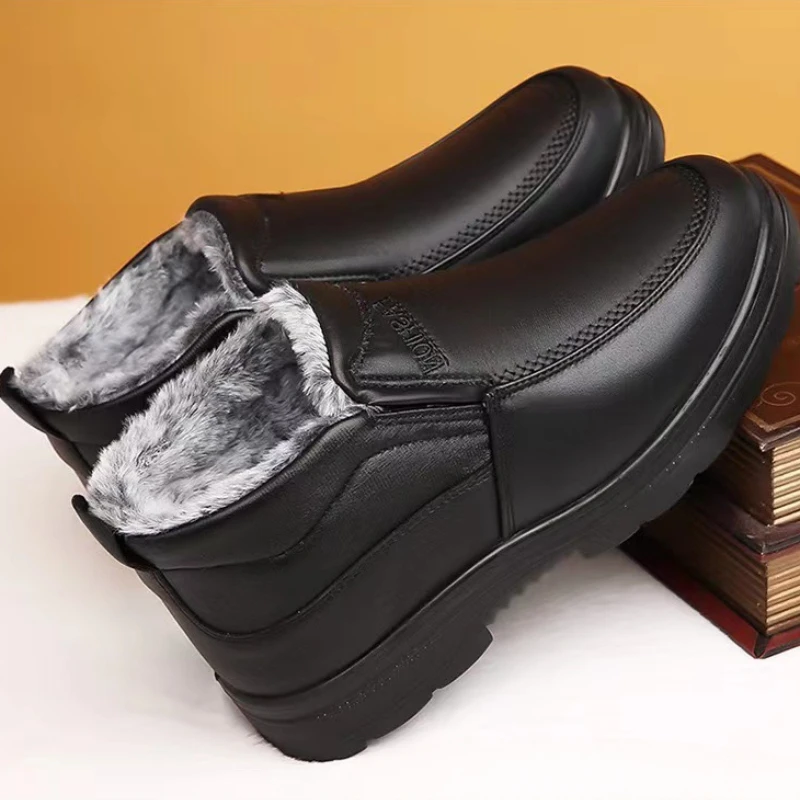 Winter Men's Ankle Boots Plush - огляд і ціна Waterproof Winter Boot