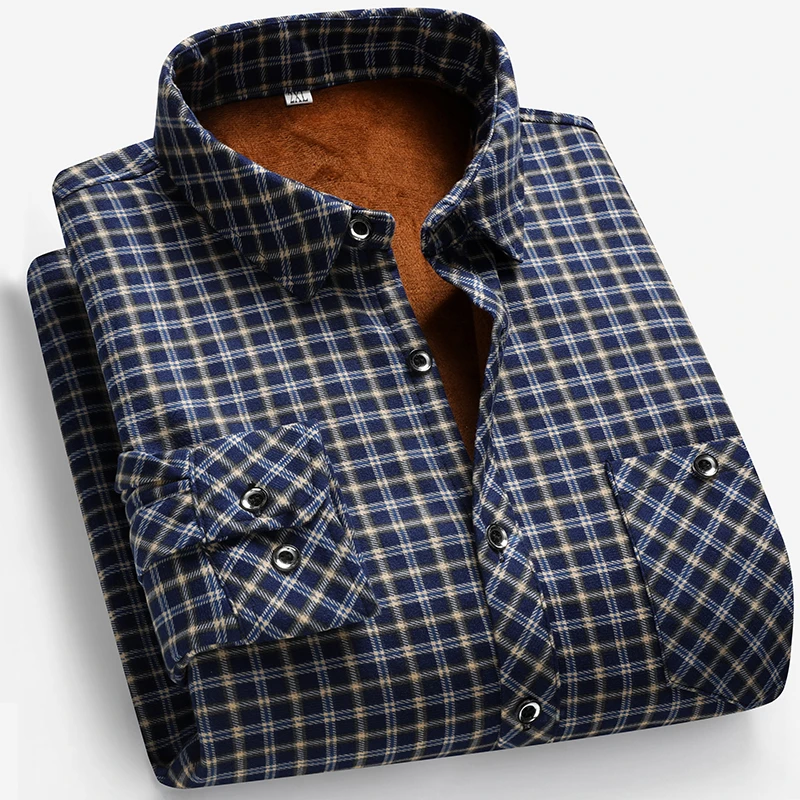 2026 Autumn and Winter Men's F - огляд і ціна Flannel Shirt Lined