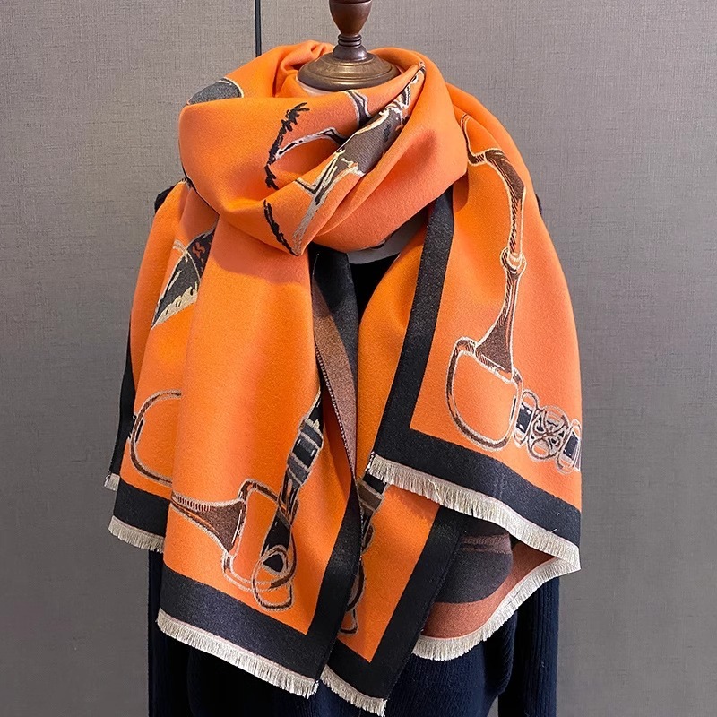 Retro Rider Horse Imitation Ca - огляд і ціна Wool Scarf Men