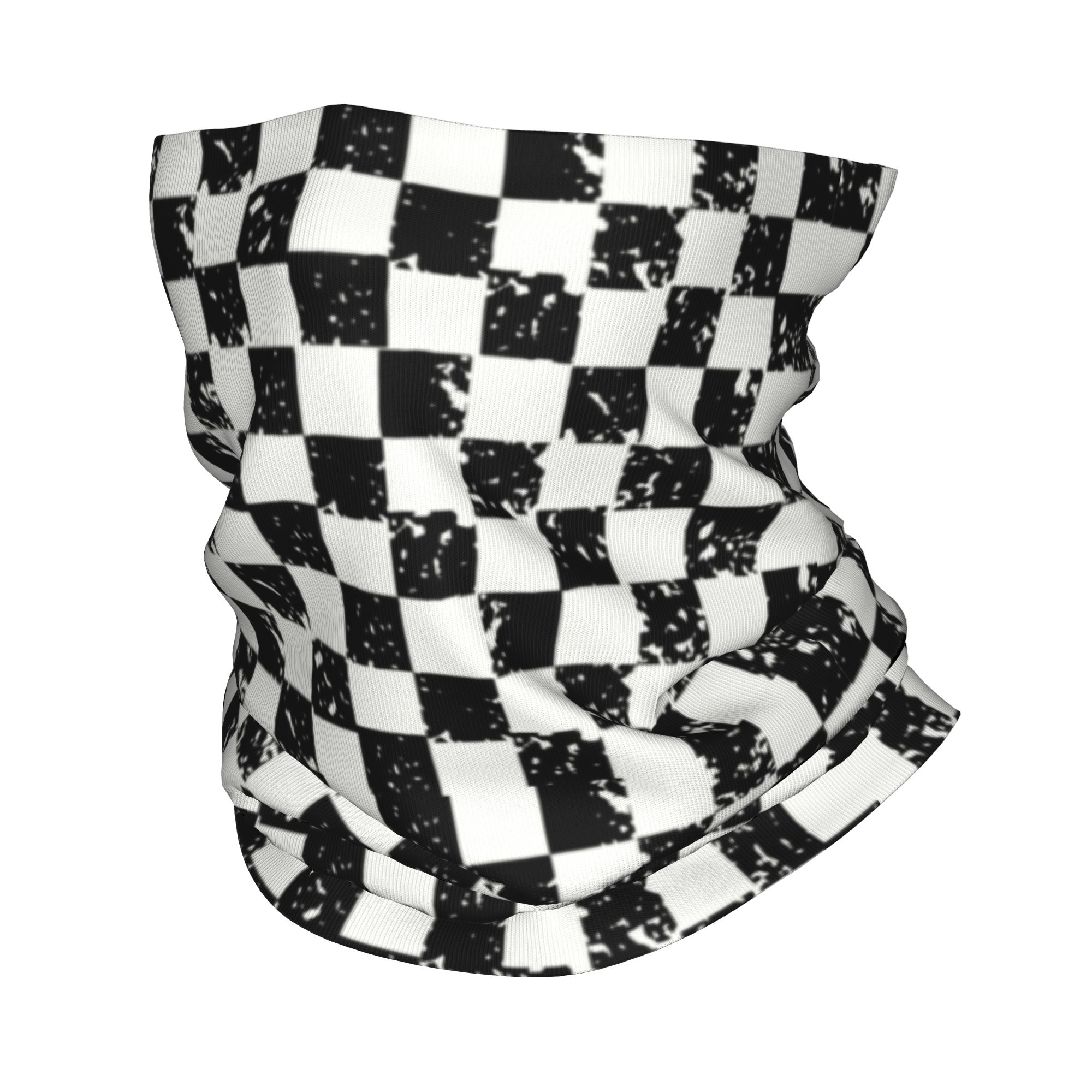 Custom Retro Checkered Flag Wi - огляд і ціна Neck Gaiter Fleece