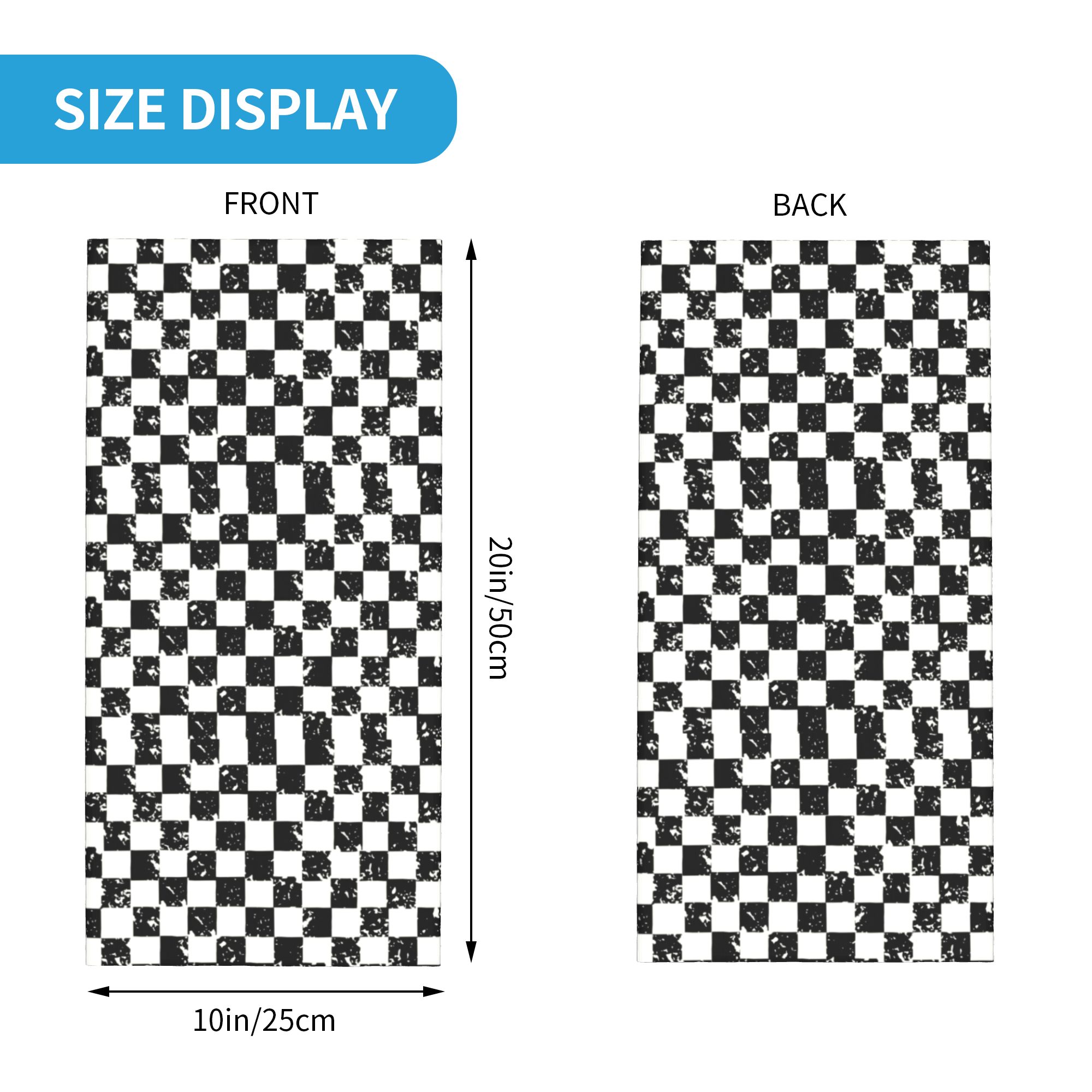 Custom Retro Checkered Flag Wi - огляд і ціна Neck Gaiter Fleece