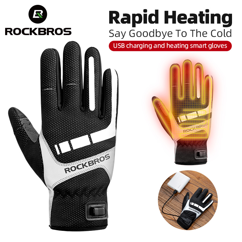 ROCKBROS Heated Winter Glove C - огляд і ціна Touch Screen Gloves