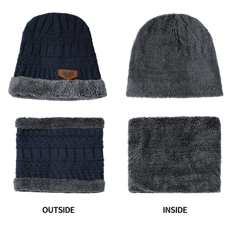 New Winter Beanie Hat for Men  - огляд і ціна Wool Scarf Men