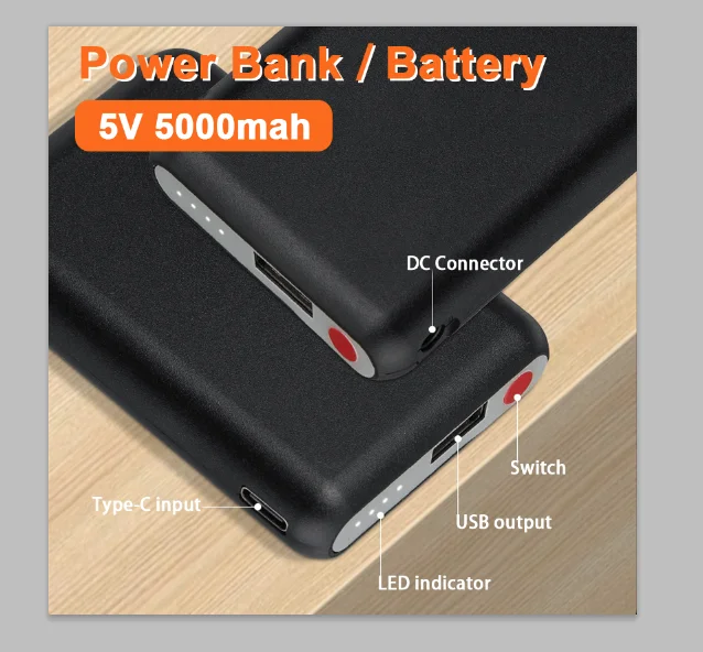 5V 5000mAh Heated Gloves Batte - огляд і ціна Heated Vest Battery