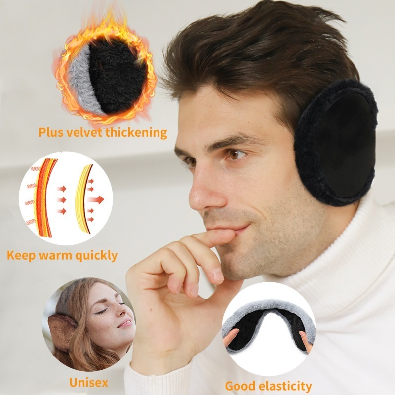 Thicken Fur Earmuffs Men Women - огляд і ціна Winter Headband Fleece