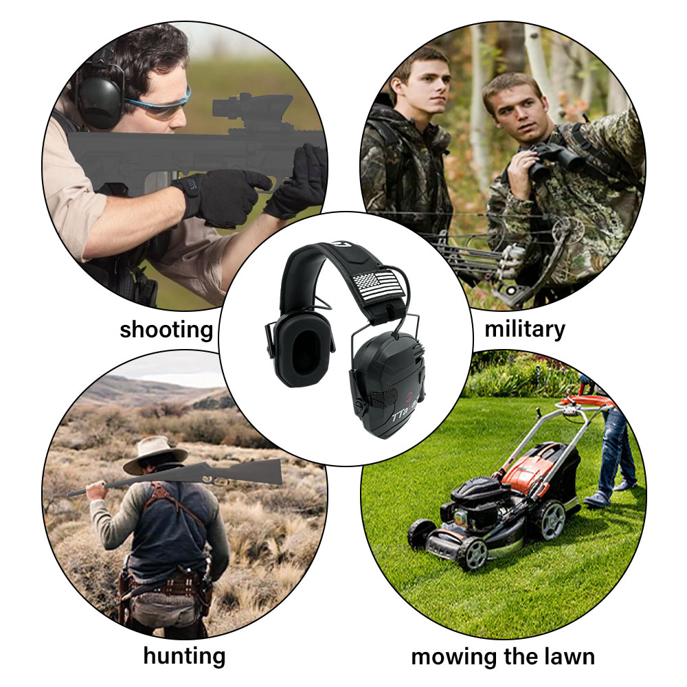 W1/W3 Foldable Electronic Shoo - огляд і ціна Earmuffs Foldable