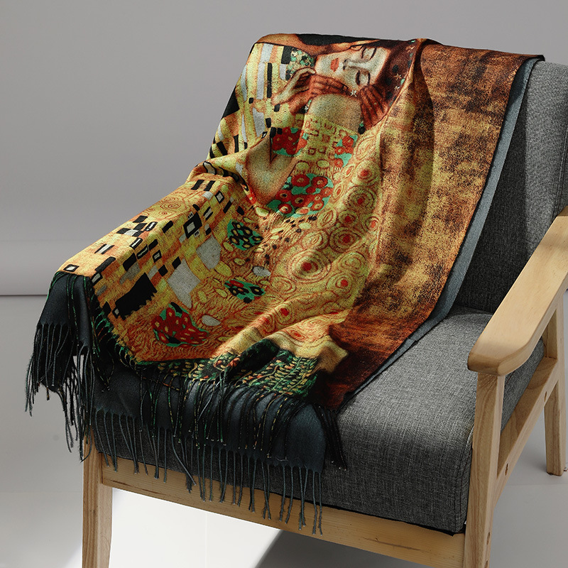 Luxury Brand Oil Painting Cash - огляд і ціна Cashmere Pashmina Wrap