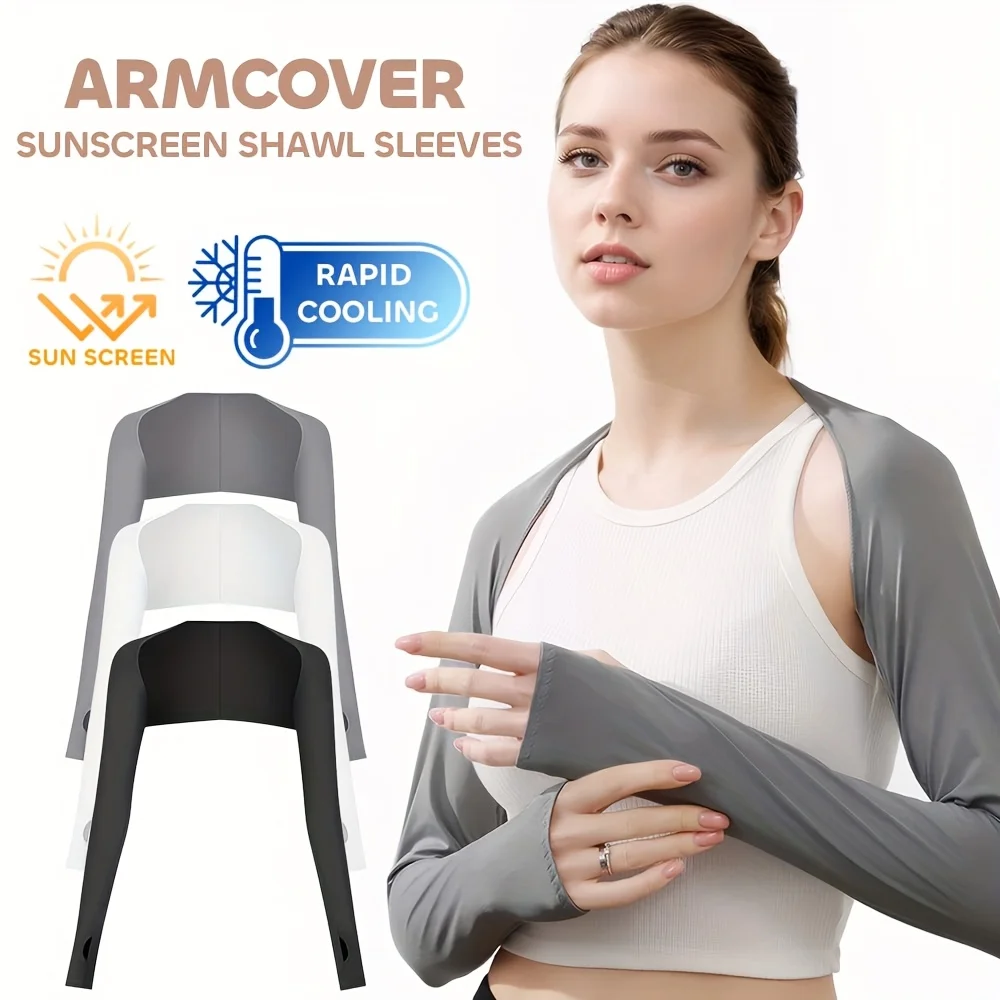 1pc Ice Silk UV Protection Arm - огляд і ціна Shawl Wrap Winter