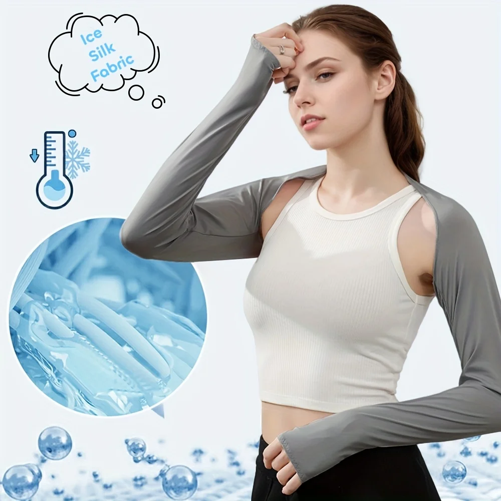 1pc Ice Silk UV Protection Arm - огляд і ціна Shawl Wrap Winter