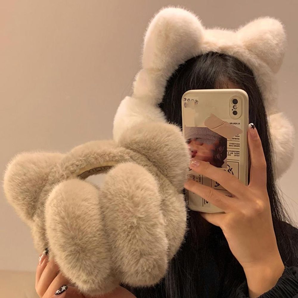 Cute Cat Earmuffs Winter Warm  - огляд і ціна Earmuffs Foldable
