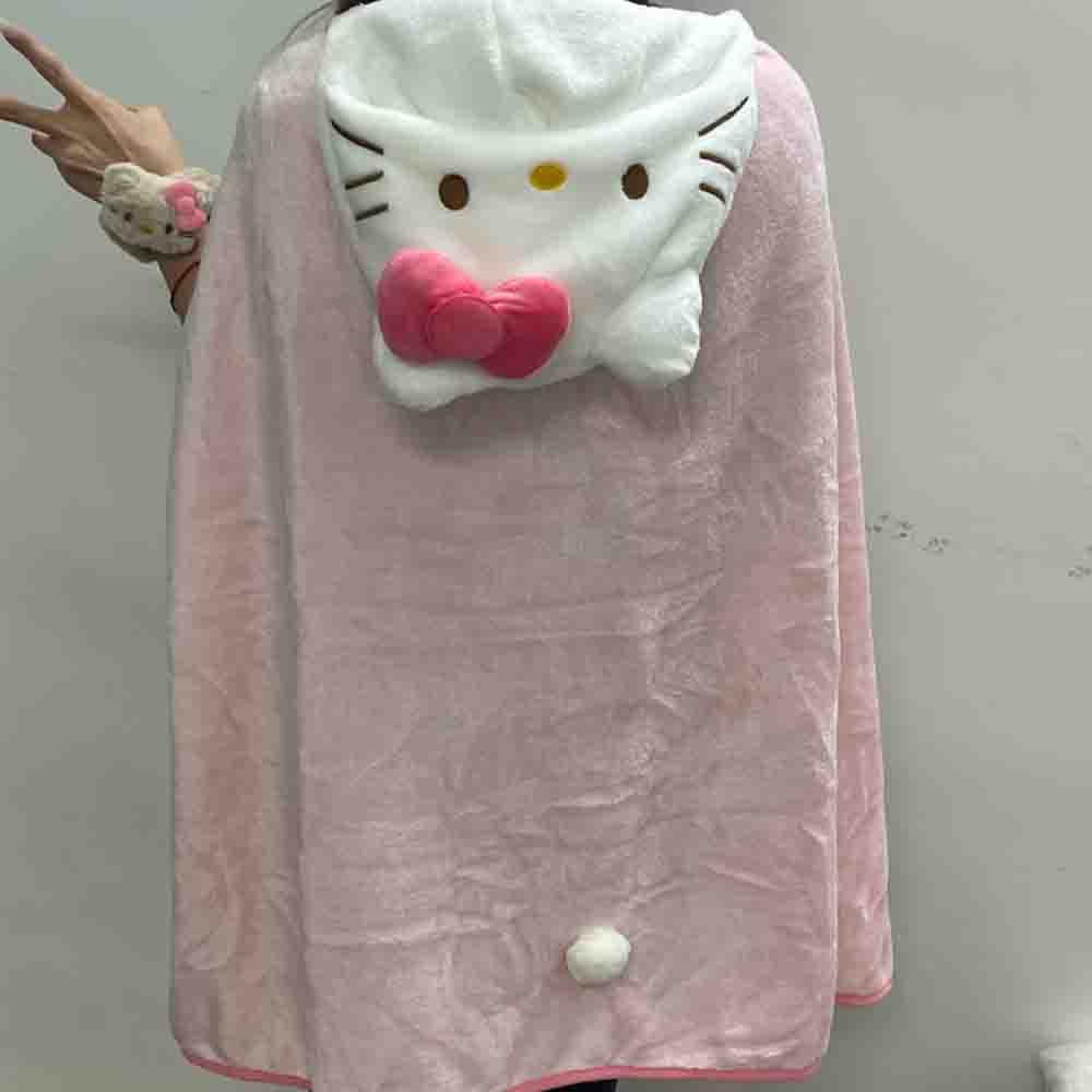 Cute Hellokitty Cloak Shawl Ai - огляд і ціна Shawl Wrap Winter