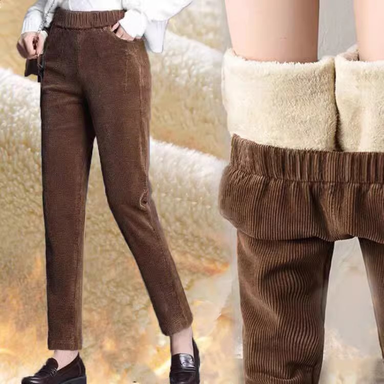 1pcs Women Autumn Winter Plush - огляд і ціна Corduroy Pant Warm