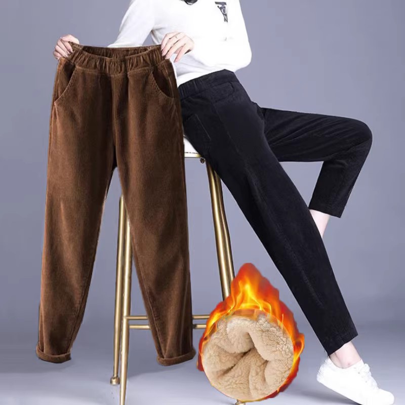 1pcs Women Autumn Winter Plush - огляд і ціна Corduroy Pant Warm