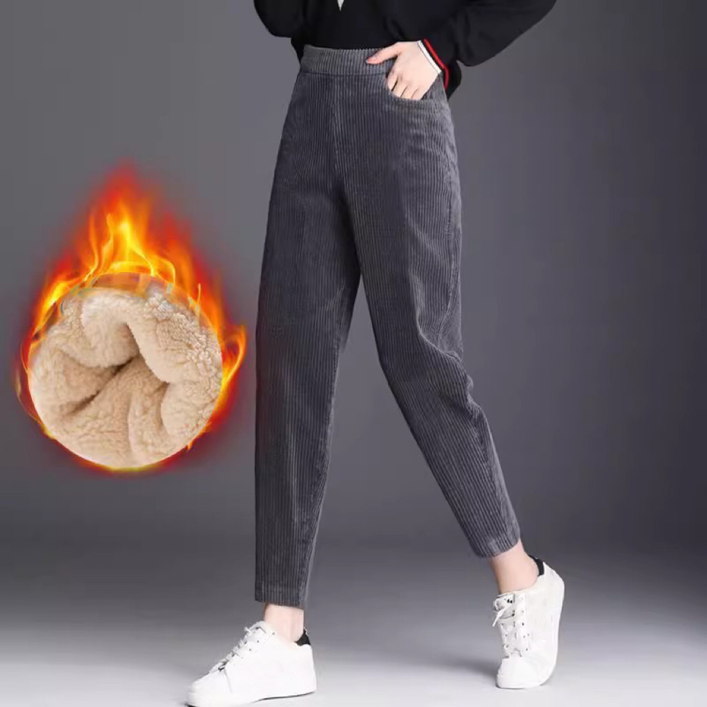 1pcs Women Autumn Winter Plush - огляд і ціна Corduroy Pant Warm