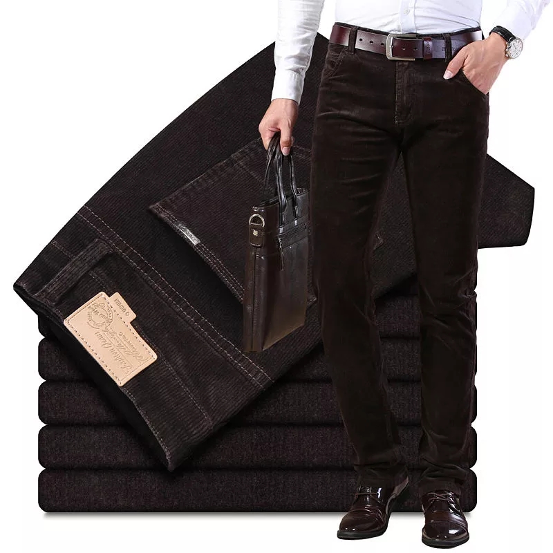 Autumn Winter Men`s Thick Warm - огляд і ціна Corduroy Pant Warm