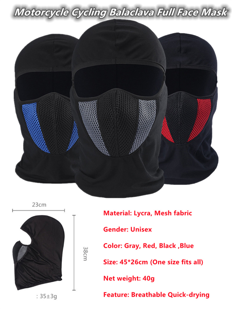 Balaclava Motorcycle Face Mask - огляд і ціна Balaclava Ski Mask